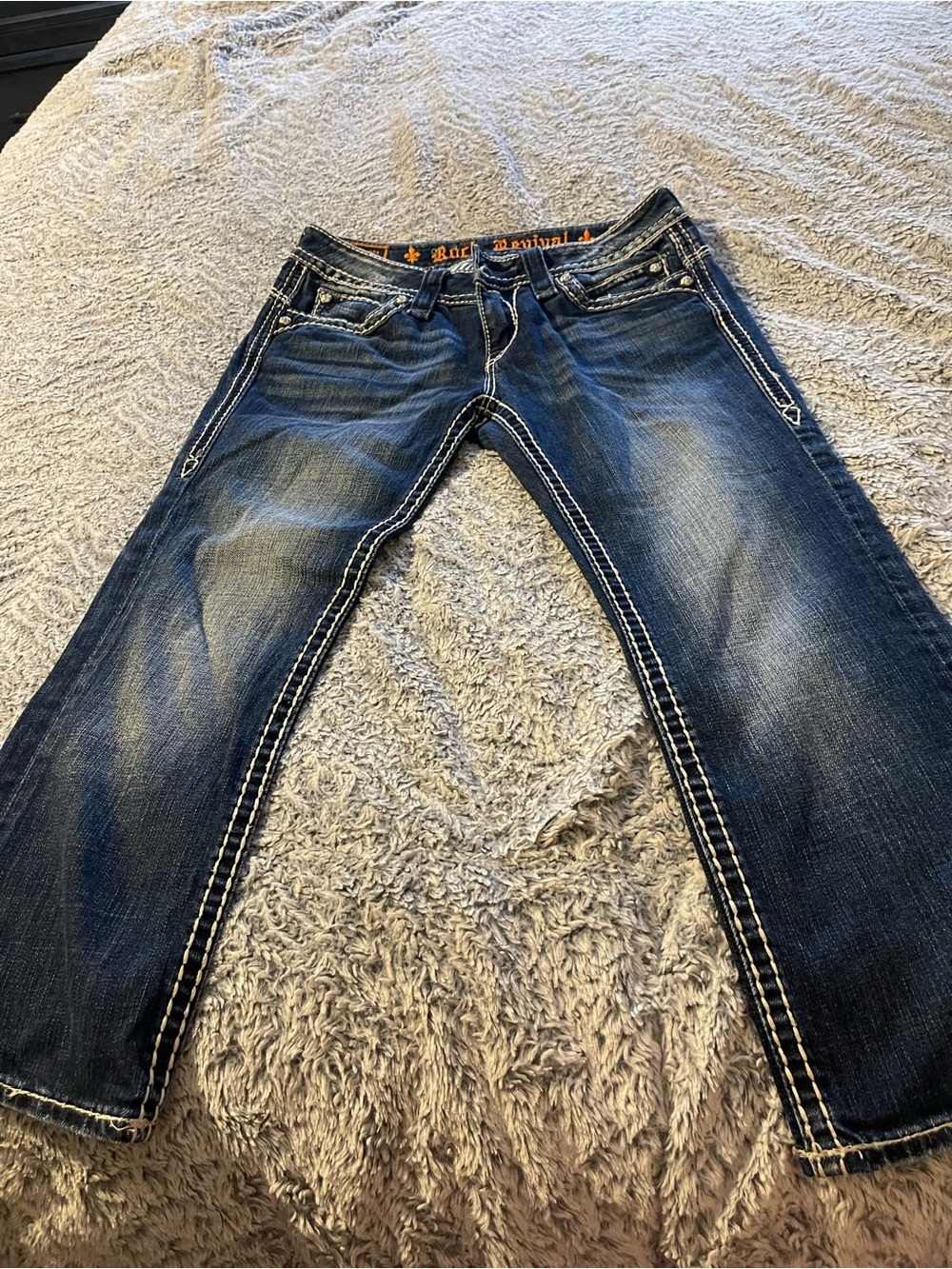 Rock Revival woman’s  Dark Blue capris
